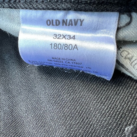 Old Navy Men Black Skinny Ajuste Jeans - Picture 3 of 5